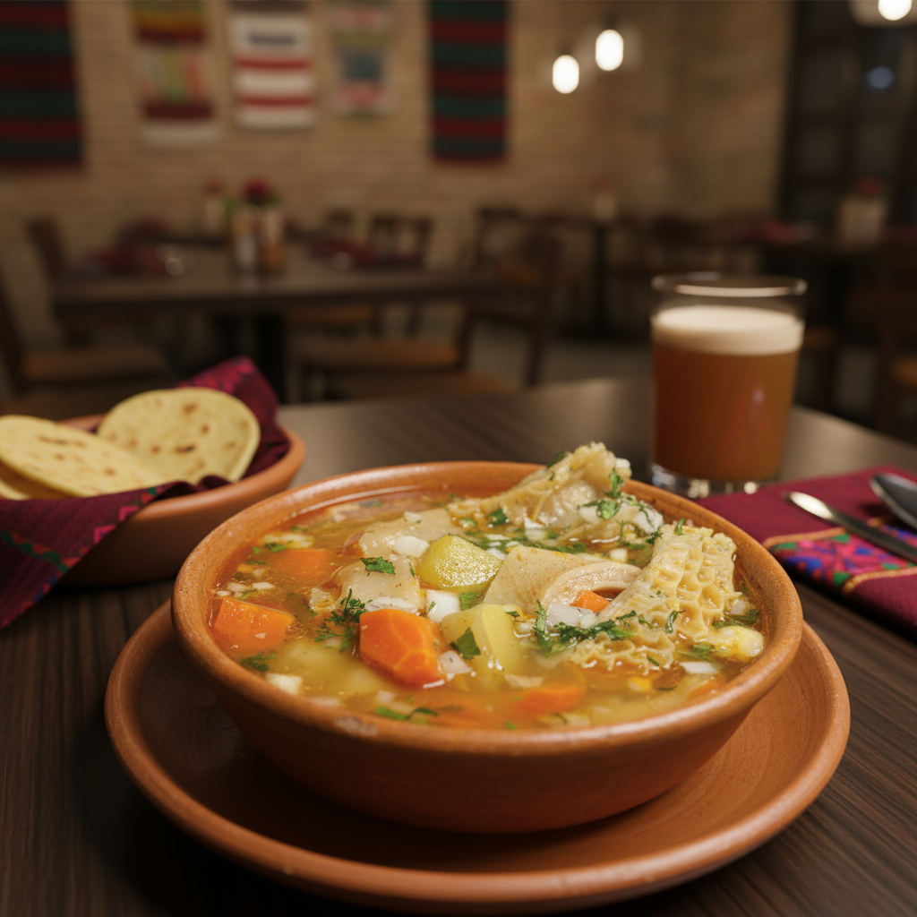 SOPA DE PATA DE RES
